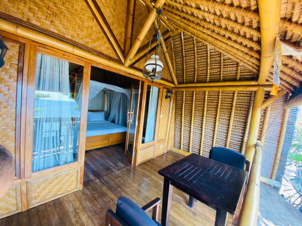 Posezení v ubytování Beachouse Lovina