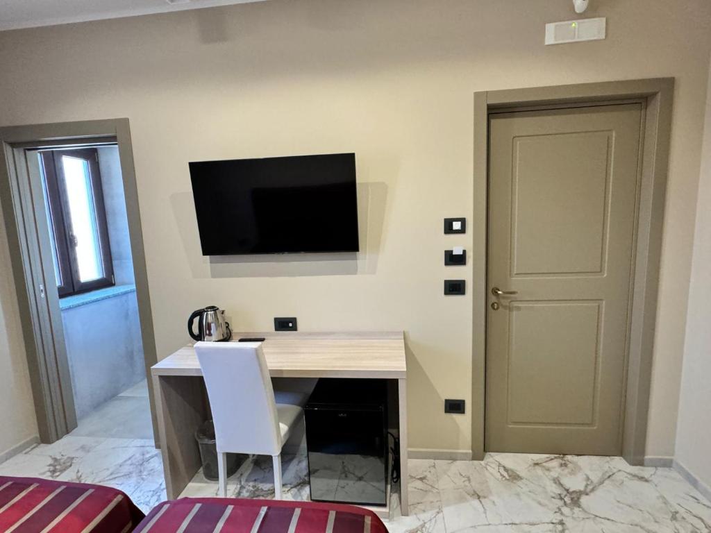 TV a/nebo společenská místnost v ubytování Pasitea B&B