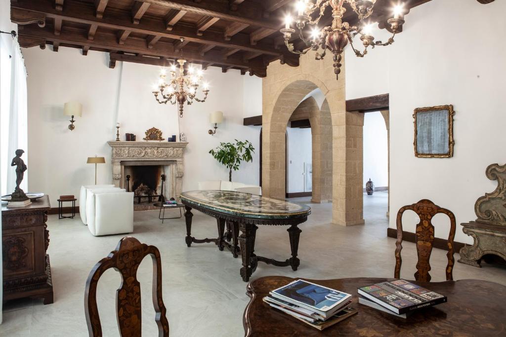 Posezení v ubytování Villa Tuzzo
