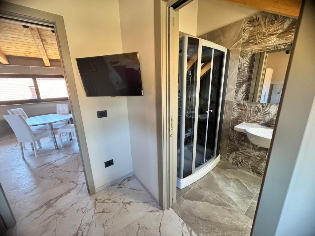 TV a/nebo společenská místnost v ubytování Pasitea B&B