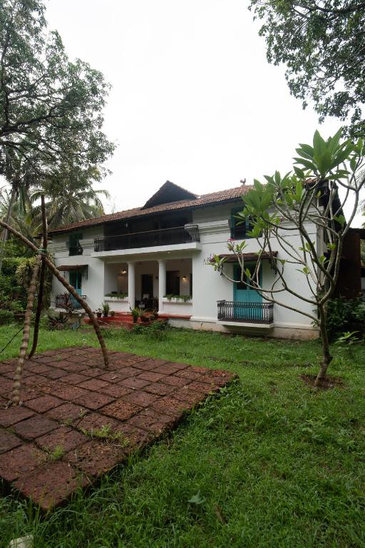 Zahrada ubytování Island House Goa