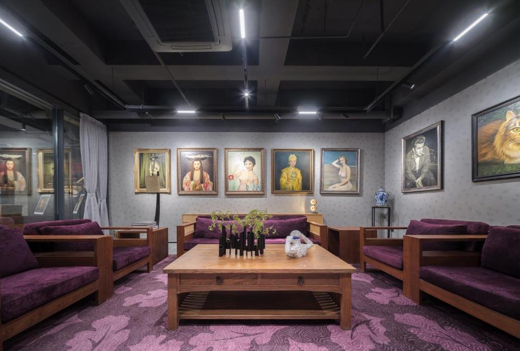 Posezení v ubytování Shanghai T Plus Hotel Residence