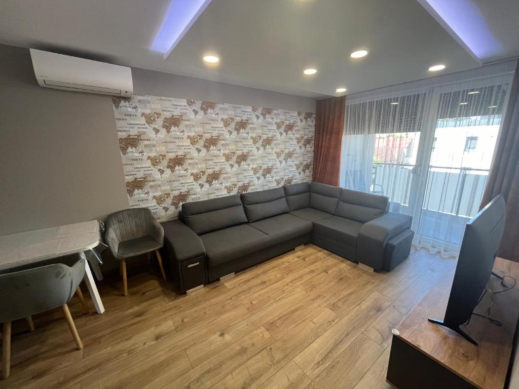 A seating area at Keszthely Apartman