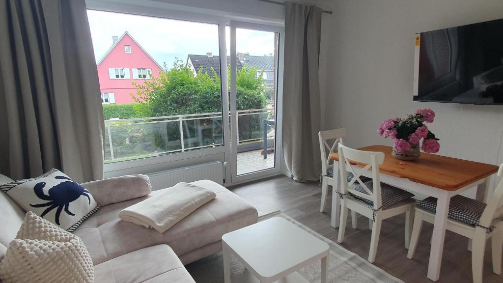 Posezení v ubytování FeWo Machedanz strandnah Timmendorfer Strand