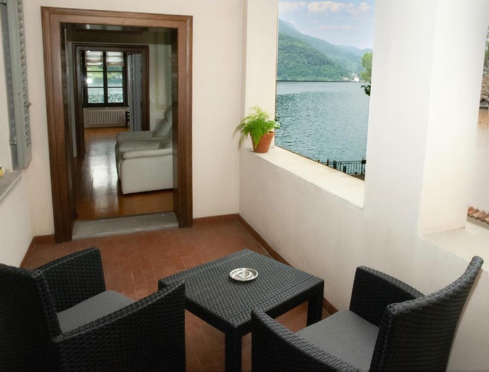 Posezení v ubytování Albergo Ristorante della Posta