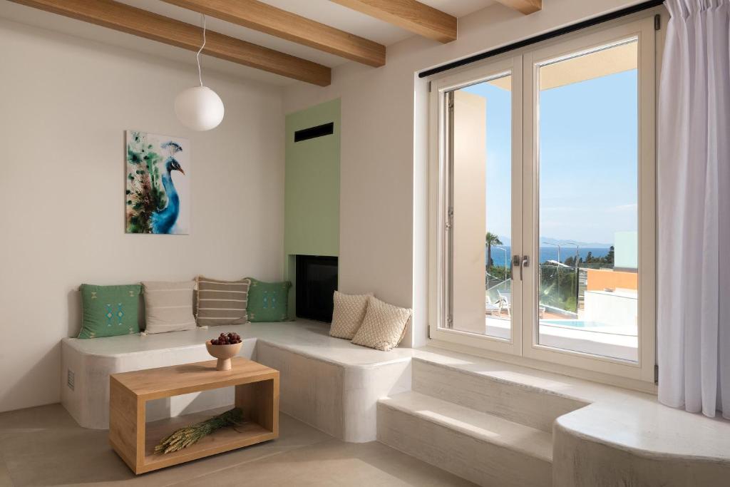 Χώρος καθιστικού στο Rhodes Island View
