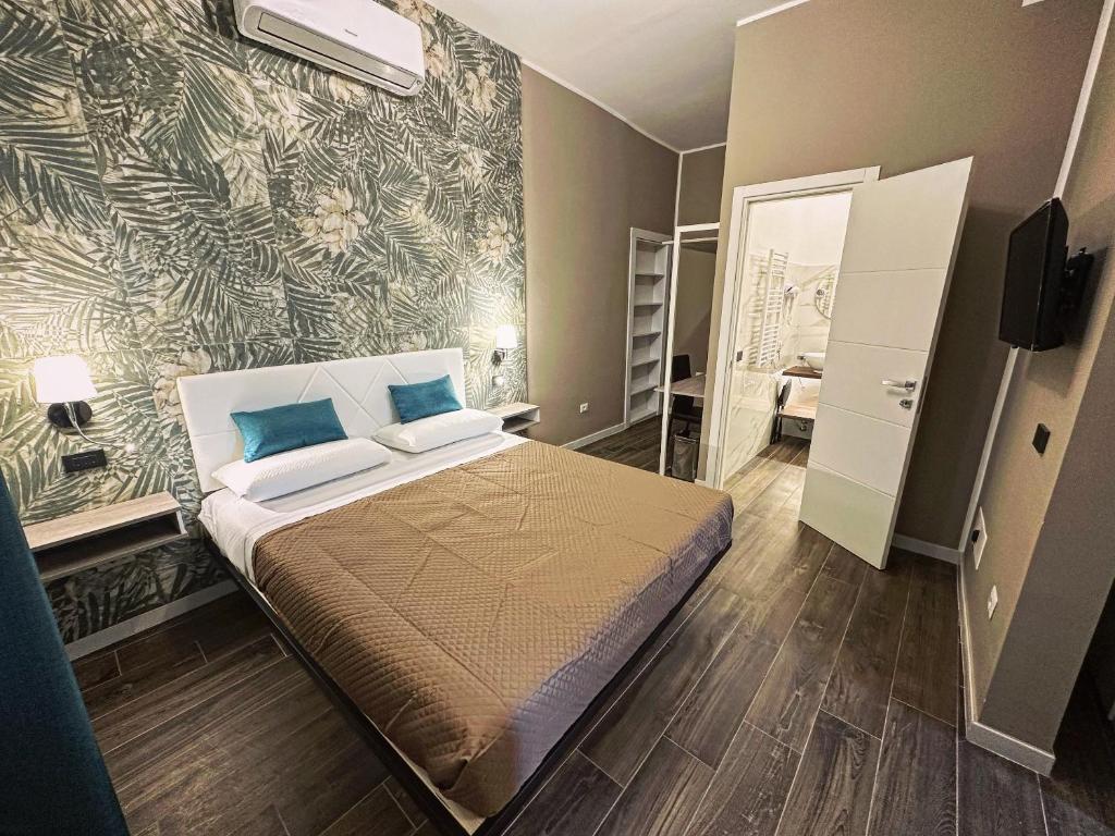 Postel nebo postele na pokoji v ubytování Central Vasto Histonium