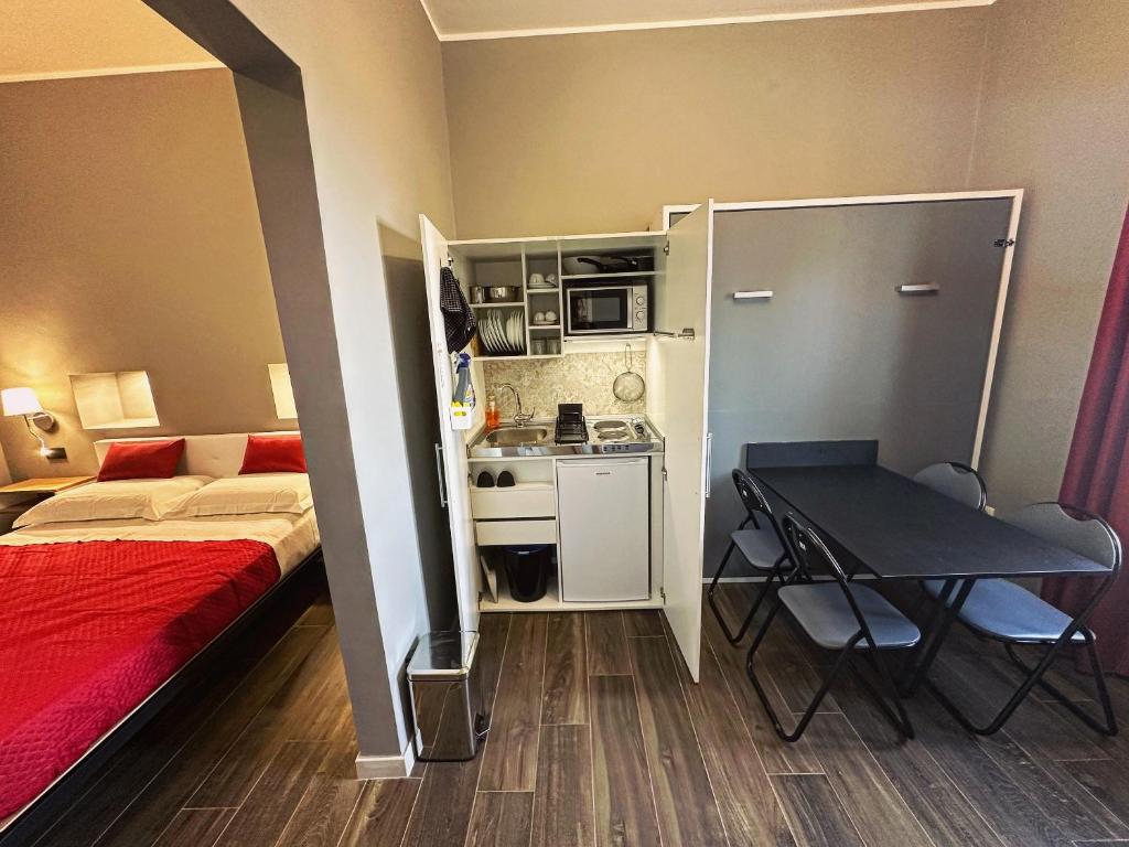 Postel nebo postele na pokoji v ubytování Central Vasto Histonium