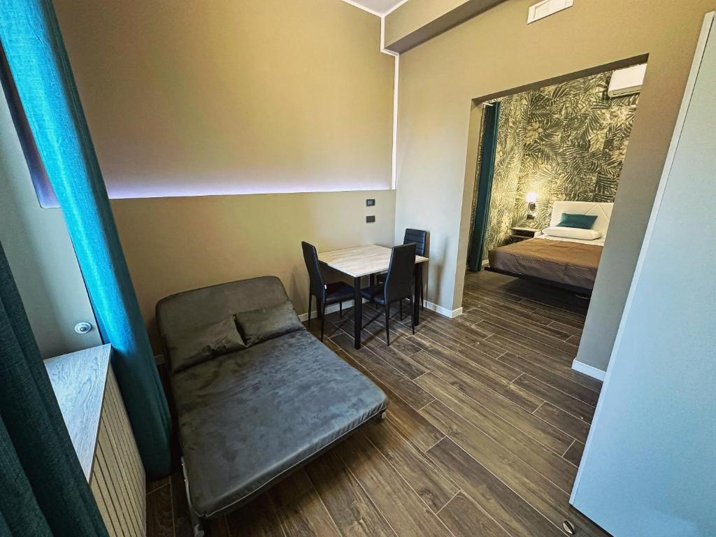 Postel nebo postele na pokoji v ubytování Central Vasto Histonium