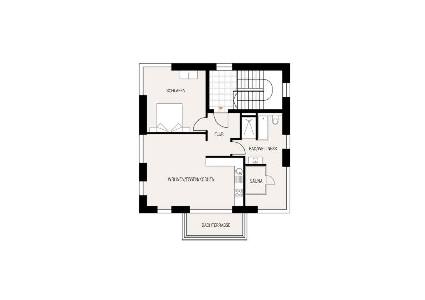 Půdorys ubytování Haus Kiebitz 2 OG