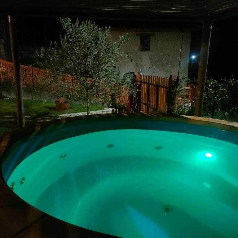 Bazén v ubytování Umbria Valnerina , Il TARTUFFO, near Spoleto nebo v jeho okolí
