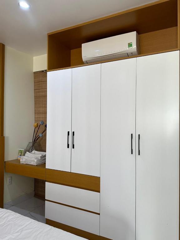 Postel nebo postele na pokoji v ubytování Papilio Homestay Tay Ho