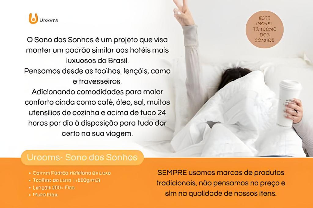2 Quartos no Batel Soho, condo Clube Sky C Vaga by UROOMS - Appartement