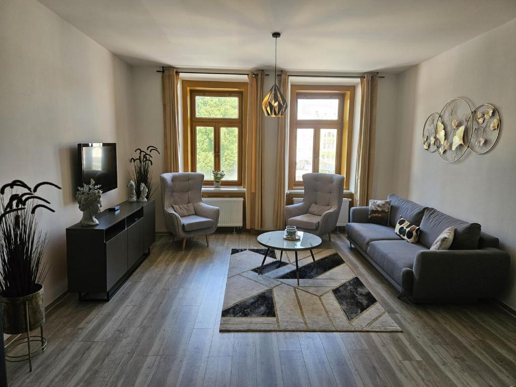 Posezení v ubytování Apartmán 184 - Vysoké Mýto