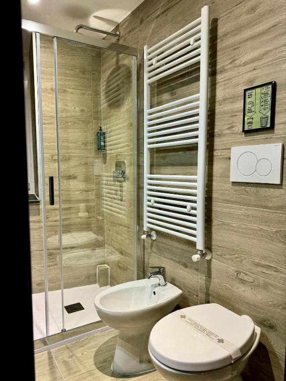 Koupelna v ubytování Mini Hotel