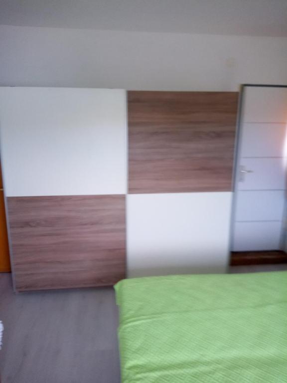 Postel nebo postele na pokoji v ubytování Zdenka javoran