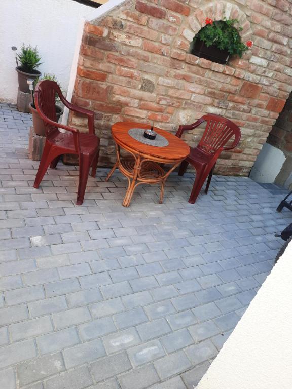 Patio nebo venkovní prostory v ubytování Apartmán u Bouře