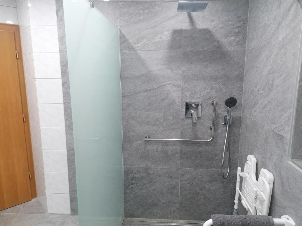 Koupelna v ubytování Haus Monika