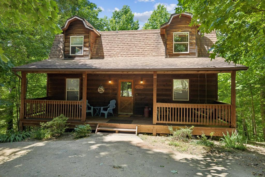 Bygningen som feriehuset ligger i