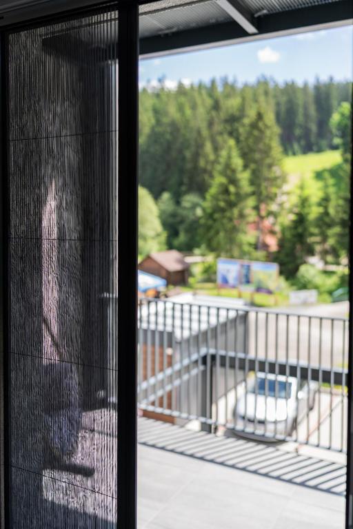 Balkón nebo terasa v ubytování Luxusní apartmány Domovjanka - VELKÁ STOLOVÁ a MALÁ STOLOVÁ