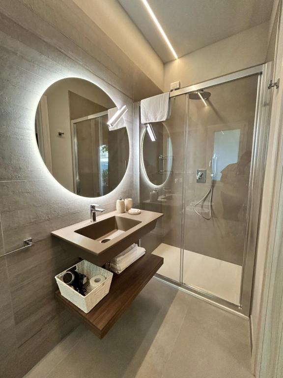 Koupelna v ubytování Anastasi Hotel e Residence