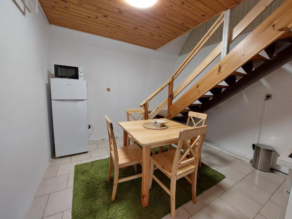 Kuchyň nebo kuchyňský kout v ubytování Penzion SLUPEČNÁ
