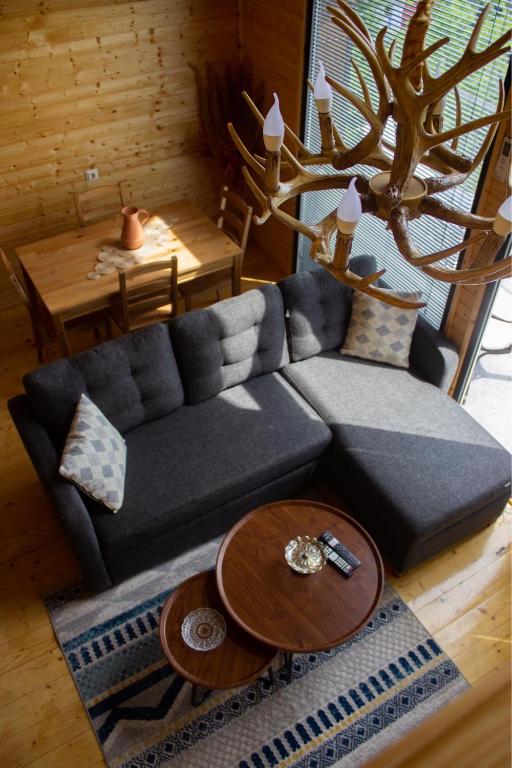 Posezení v ubytování Cottage KOLKHA