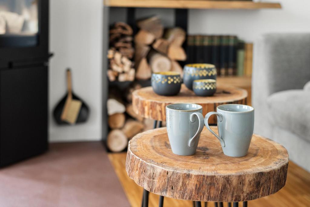 Kaffee-/Teezubehör in der Unterkunft Neubau! Ökologischer Wellnessurlaub in der Eifel