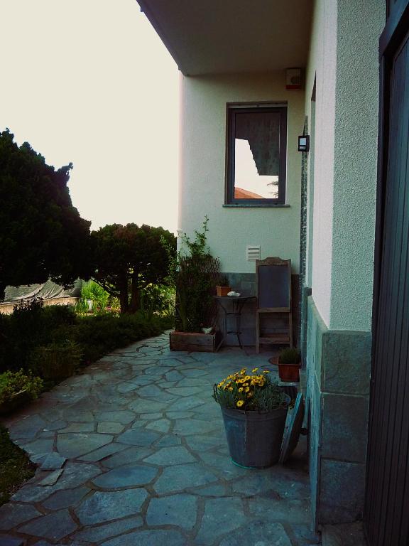 Zahrada ubytování B&B Monte Bo Biella