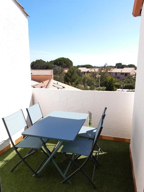 Balkón nebo terasa v ubytování Appt 3 pièces climatisé avec terrasse - draps et serviettes non fournis