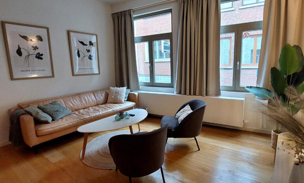 Posezení v ubytování Cosy & modern historical cottage in old town - Leon 4P