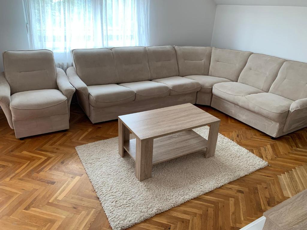 Posezení v ubytování Pansion "Dušica"