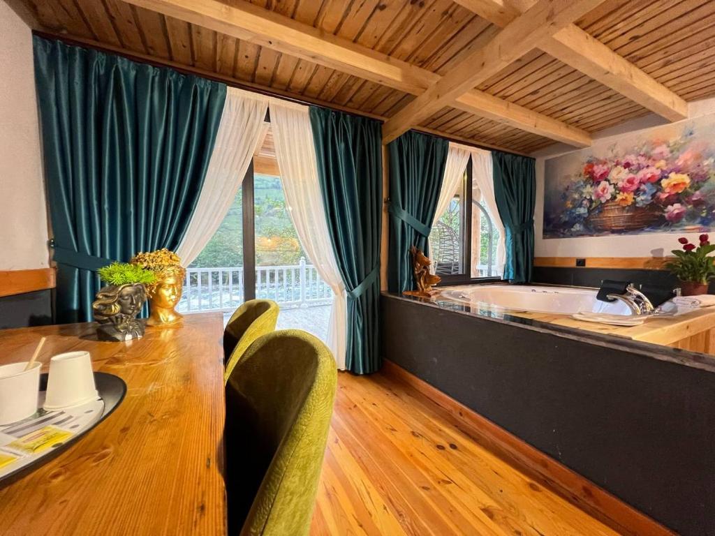 Posezení v ubytování Ayder Vip River