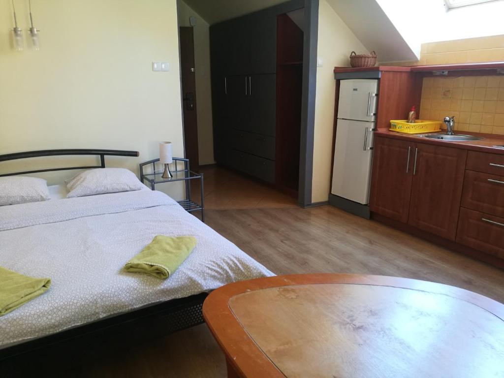 Kuchyňa alebo kuchynka v ubytovaní Mikołajki Apartamenty