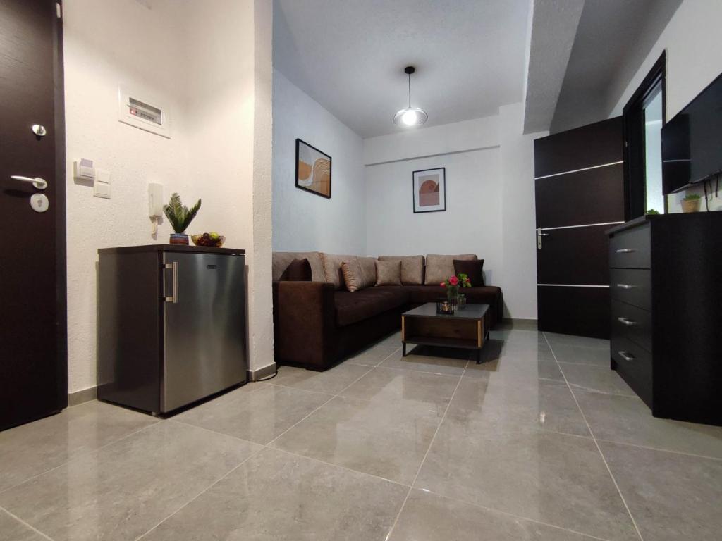 Posezení v ubytování Aegean View Apartment