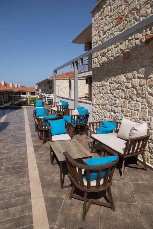 Balkón nebo terasa v ubytování Sunset Inn