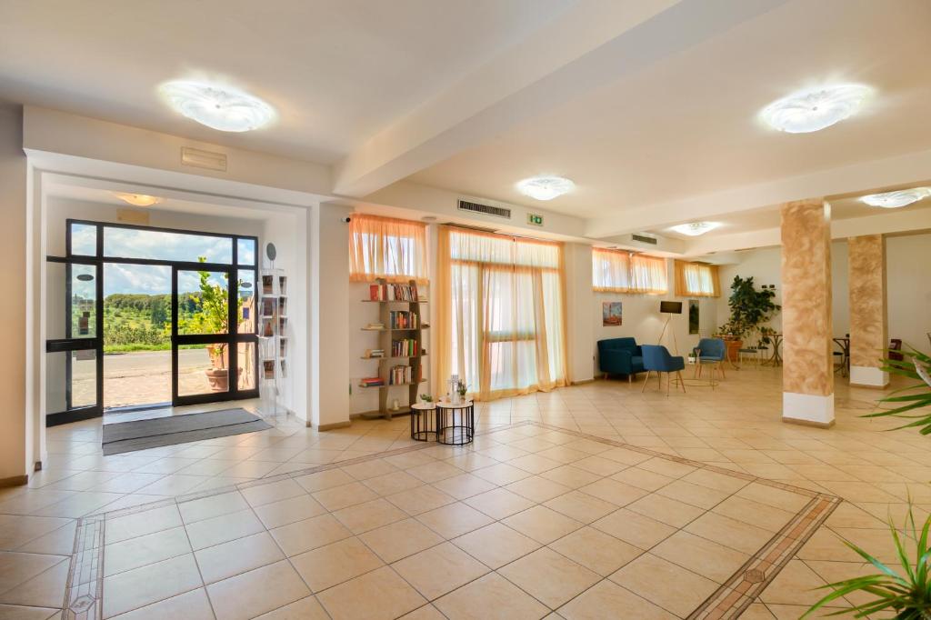 Vstupní hala nebo recepce v ubytování Hotel Vico Alto Siena