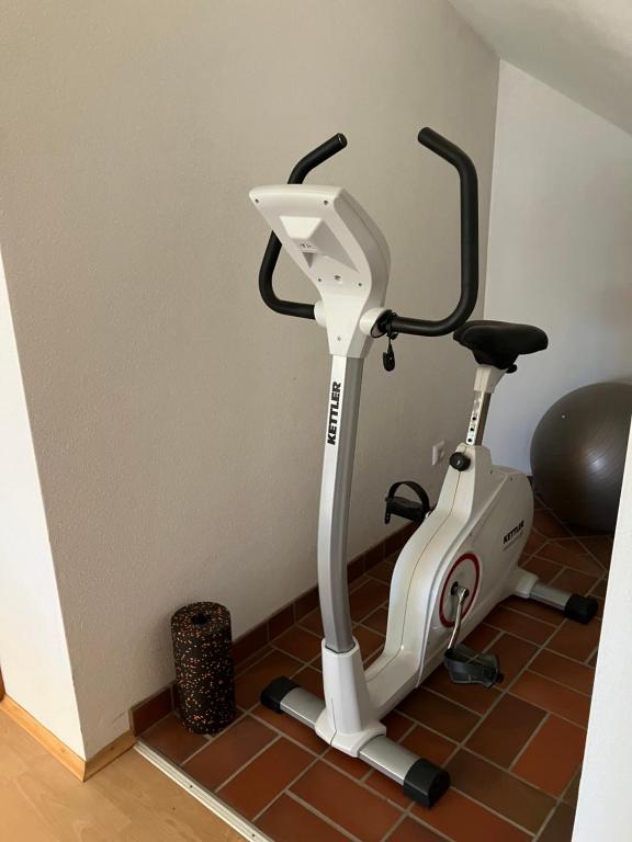Fitness centrum a/nebo fitness zařízení v ubytování Schickes Apartment bei Manu