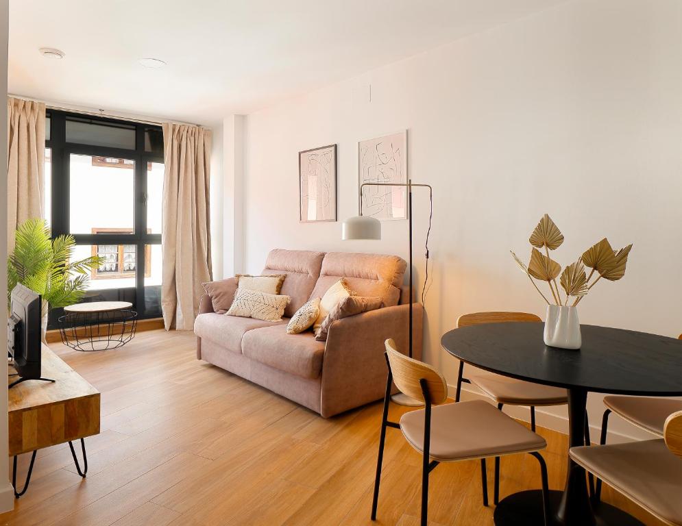 Posezení v ubytování Apartamentos Aptio