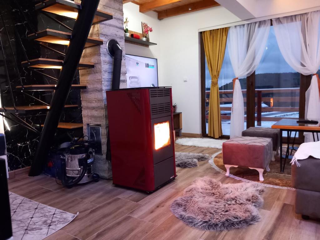 Area soggiorno di Planinska kuća Rabas
