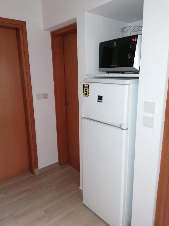 Kuchyň nebo kuchyňský kout v ubytování apartmani Puzek