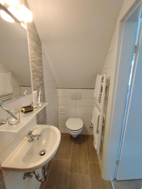 Koupelna v ubytování apartment-bb