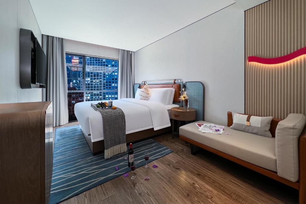 Echarm Hotel Guangzhou Dongpu Financial City Pazhou Convention Center - Free shuttle bus for Canton Fair - Salle Roi Supérieure