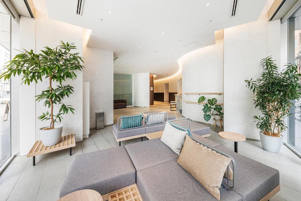 Posezení v ubytování Fraser Residence Nankai Osaka