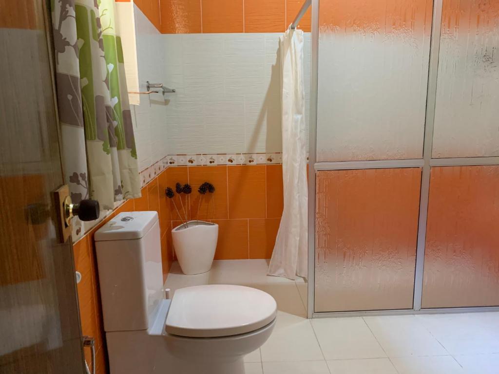 Koupelna v ubytování Araliya Home Stay