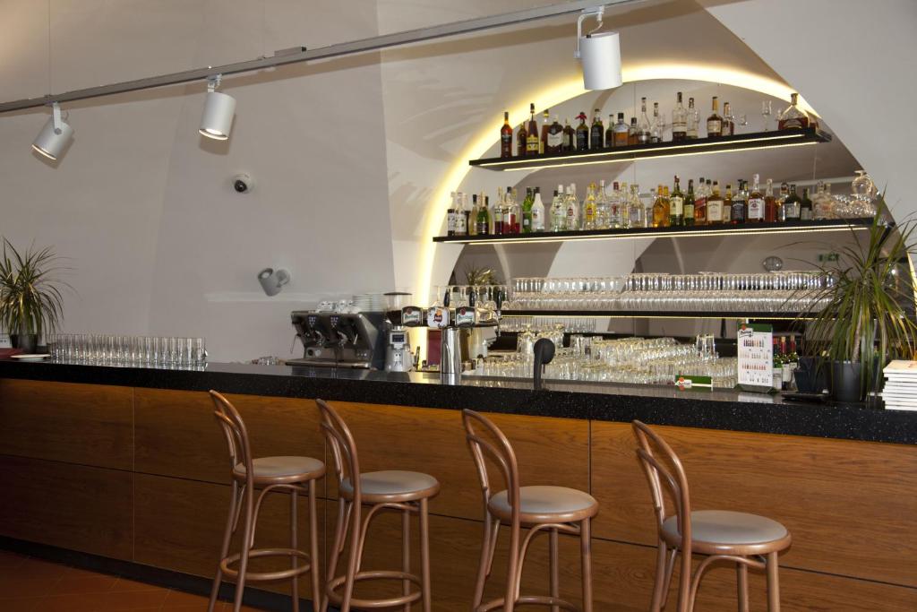 Lounge nebo bar v ubytování Hotel Zámek Velká Bystřice