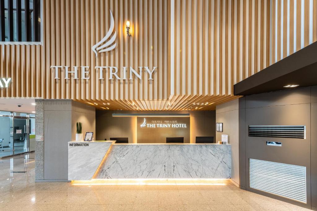 Vstupní hala nebo recepce v ubytování The Triny Urban Suites