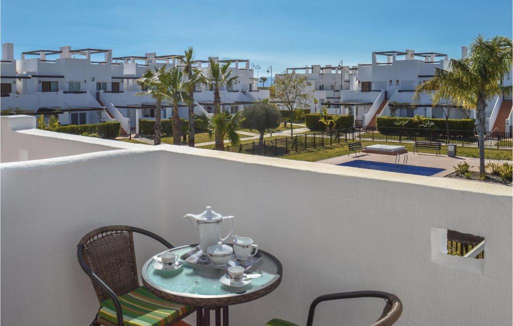 Balkón nebo terasa v ubytování Lovely Apartment In Alhama De Murcia