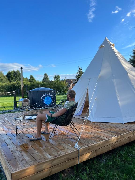 Fotografie z fotogalerie ubytování Glamping Rusne v destinaci Rusne