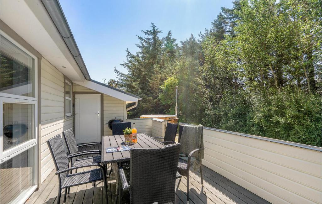 Balkón nebo terasa v ubytování Holiday Home Kristinesvej Thisted Vi